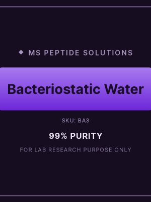 BA3 product label BAC WATER 3mg