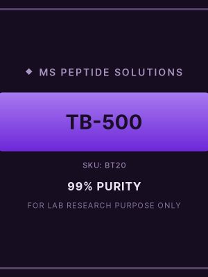 BT20 product label TB 500 20mg