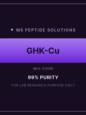 CU100 product label GHK-Cu 100mg