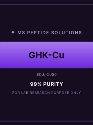 CU50 product label GHK-Cu 50mg