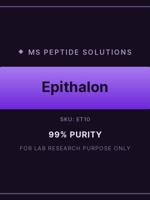 ET10 product label Epithalon 10mg