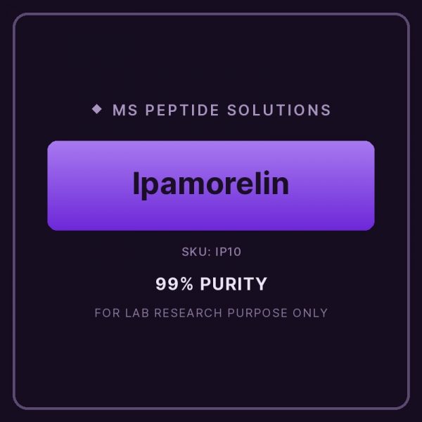 IP10 product label Ipamorelin 10mg