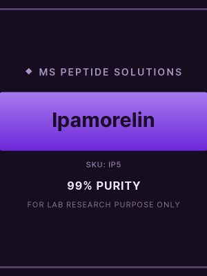 IP5 product label Ipamorelin 5mg