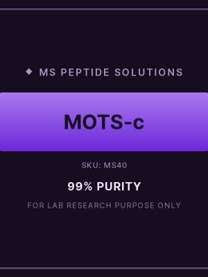 MS40 product label MOTS-c 40mg
