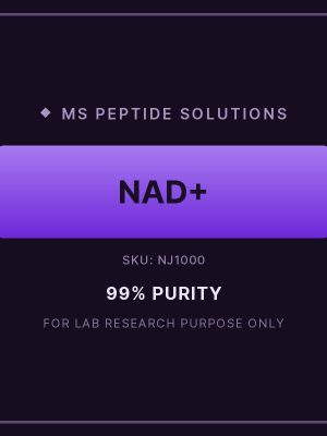 NJ1000 product label NAD+ 1000mg