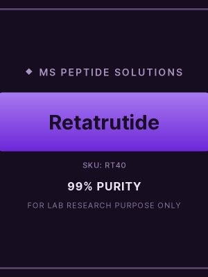 RT40 product label Retatrutide 40mg