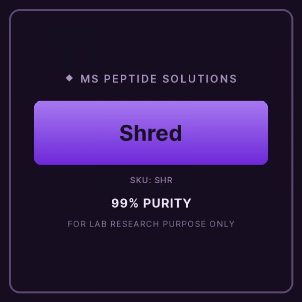 SHR product label Shred 10ml