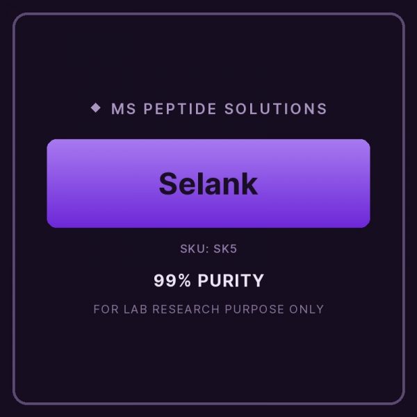 SK5 product label Selank 5mg