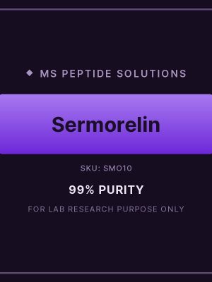 SMO10 product label Sermorelin 10mg