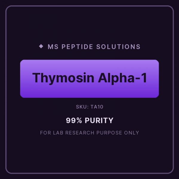 TA10 product label Thymosin Alpha-1 10mg