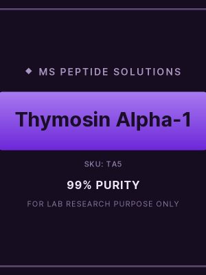TA5 product label Thymosin Alpha-1 5mg