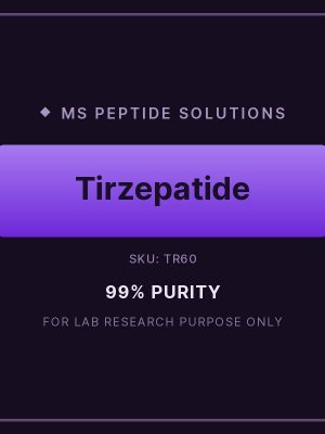 TR60 product label Tirzepatide 60mg