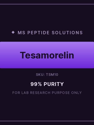 TSM10 product label Tesamorelin 10mg
