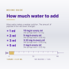 Mixing guide for Thymalin 10mg (SKU TY10): how much water to add and the strength you get