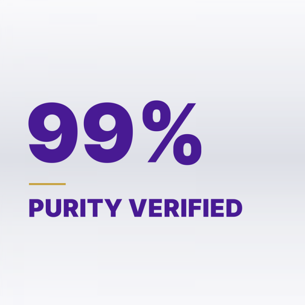 99 percent purity verified