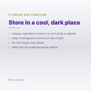 Storage and handling for Super Shred 10ml (SKU LC533): how to store the vial and keep it stable